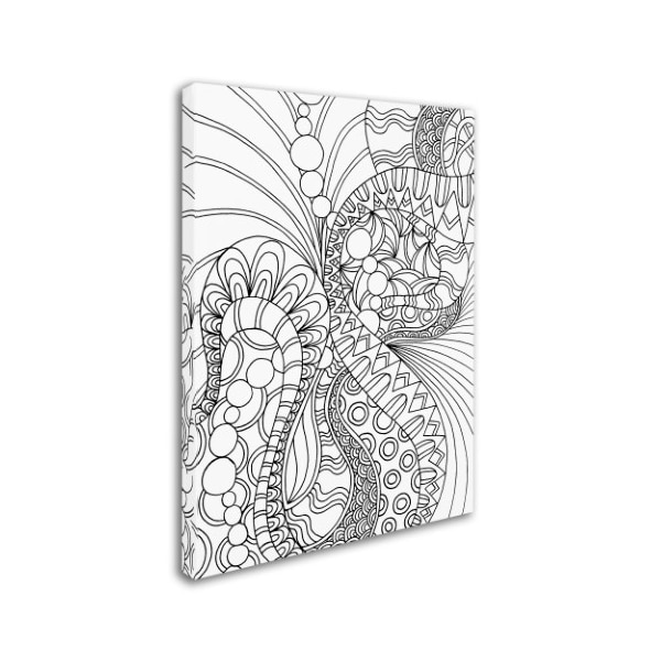 Kathy G. Ahrens 'Mixed Coloring Book 46' Canvas Art,18x24